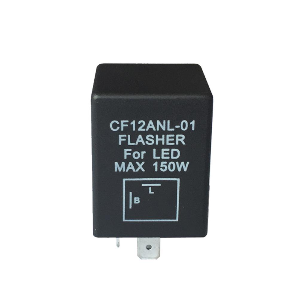 2 Pin CF12ANL 01 Electronic Led Flasher Relay Fix Turn Signal Bulbs Hyper Flash Issue