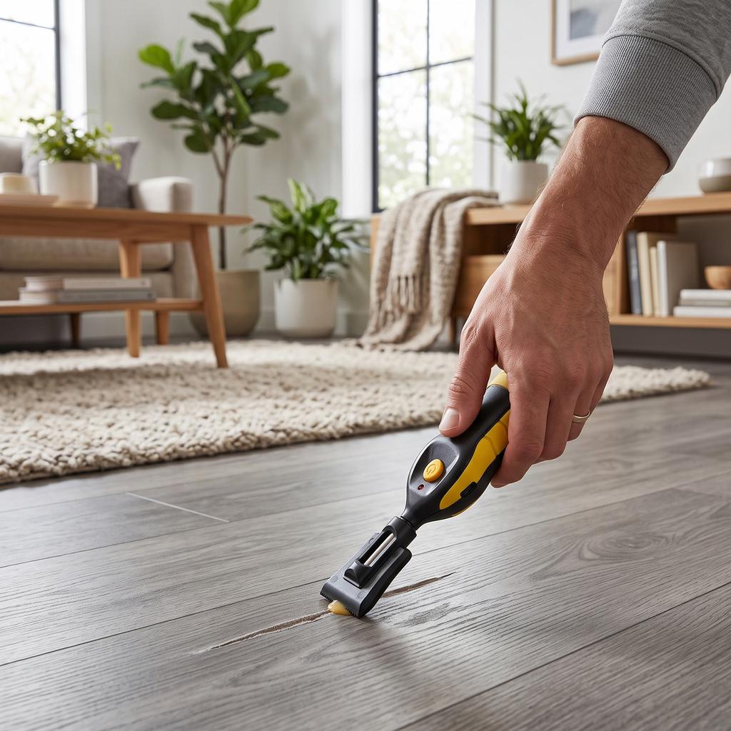 Floor Repair Kit with Heat Pen Laminate Wood Floor Repair Kit Touch Up Marker Hard Wax Linoleum Repair Kit Cover Up Scratches Cracks Holes for Wooden