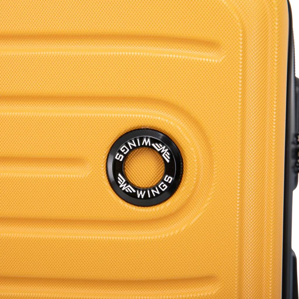 Wings Abs+ Coot 20" Yellow Cabin Suitcase