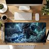 1Pc Warrior'S Rise Gaming Mouse Pad Keyboard Desk Mat Non-slip Rubber Lock Edge Waterproof Computer Mousepad for Office Home Decor S1875
