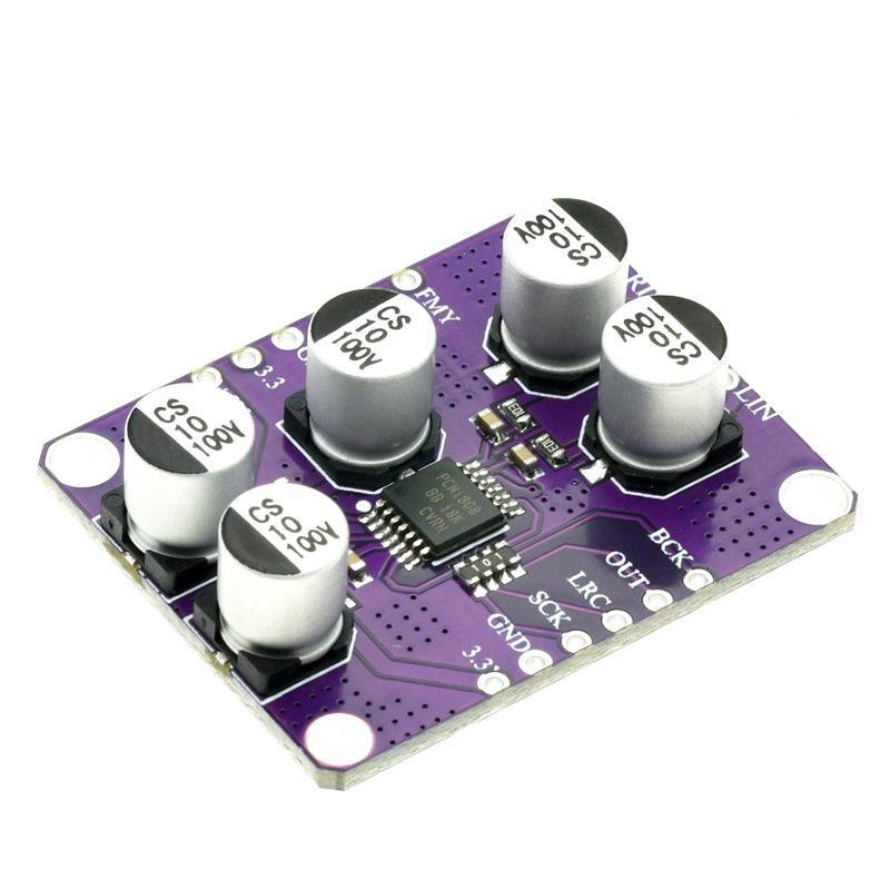 1/2Pcs PCM1808 High SNR 105dB Stereo Audio ADC Board 24-bit Amplifier Module for HiFi Sound System Modification
