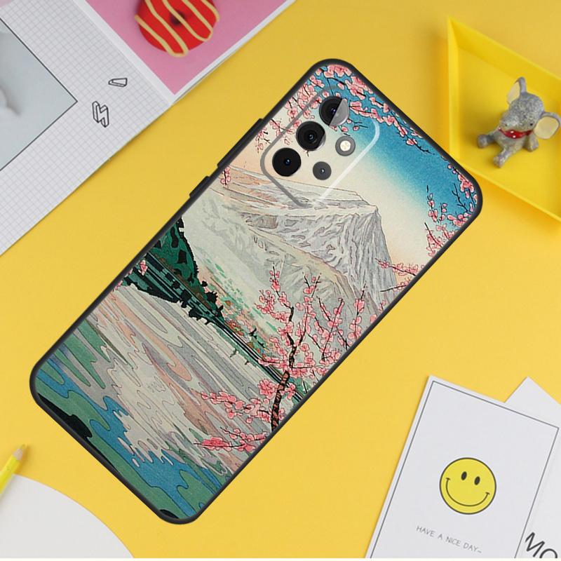 Чехол для телефона Ukiyo-e в японском стиле для Samsung Galaxy A14 A34 A54 A12 A32 A52 A51 A71 A53 A33 A13 A15 A25 A35 A55