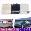 Auto Rear Bumper Tow Hook Eye Cover For Bmw 5 2017 2018 2019 G30 G38 518 520 525 530 535 540#51127475589 Hauling Trailer Cap Lid