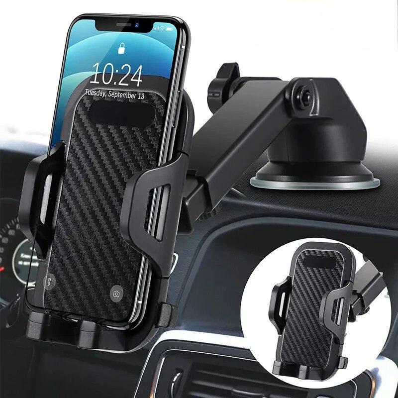 Universal Sucker Car Phone Holder 360° Windshield Car Dashboard Mount Mobile Cell GPS Navigation Support Bracket for Smartphones