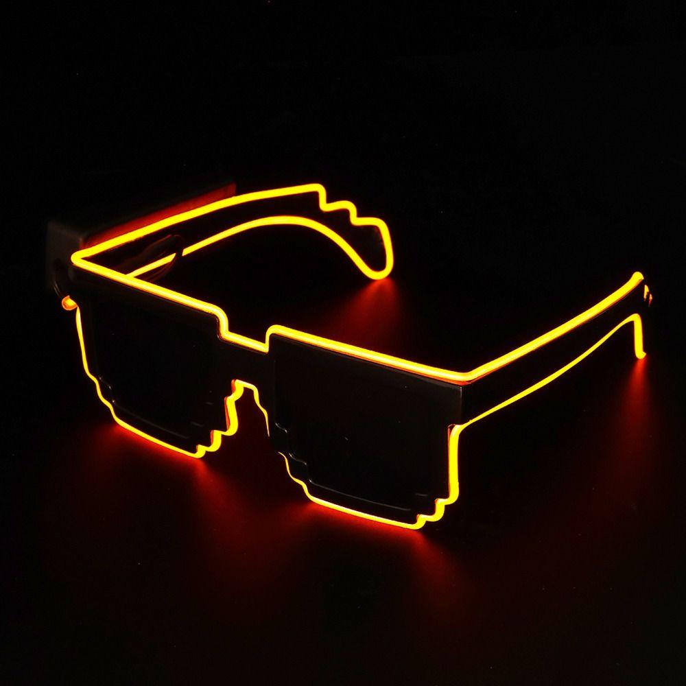 Wireless LED Light-up Glasses Glow In the Dark Flashing Glasses for Adult Kids