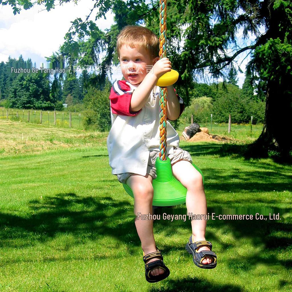 Большие детские качели-диск с веревкой для лазания - Сенсорная игровая площадка для детских садов