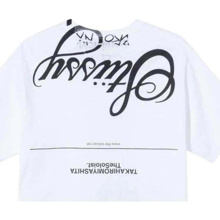 Stussy Серия 'Мировое турне' 40-летний юбилей Футболка с коротким рукавом с опущенными плечами Американский винтаж Унисекс Топы 3903647