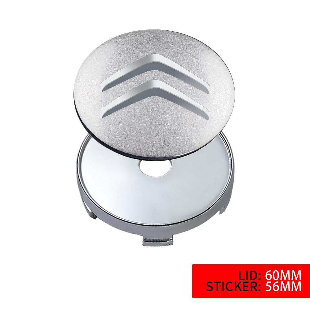 Наклейки на центральные колпачки колес автомобиля 56/60 мм Аксессуары для декора ступиц колес Автомобильные Для Citroen C4 Picasso Xsara C5 C1 C2 C3 Saxo