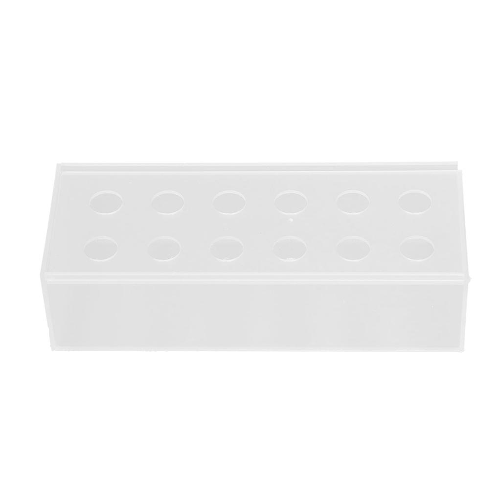 Прямоугольная ваза для цветов с 12 отверстиями и светодиодной подсветкой из прозрачного акрила, современные вазы, длинная цветочная центральная часть