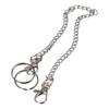 45 см Серебряный брелок с карабинами и кольцом для ключей 25 см Цепочка для кошелька Длинные карманные цепочки для ключей