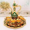 Элегантный турецкий кофейник и набор чайных чашек