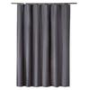 Темно-серая занавеска для душа, однотонная, водонепроницаемая, занавеска для ванной, для ванной, чехол для купания, очень большой, широкий, 12 крючков