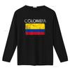 Vintage Colombia Colombian Flag Pride T Shirt vintage Washed Stretched Stylish homme Casual designer clothes Soft Comfortable