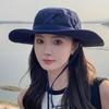 Унисекс Летняя Уличная Солнцезащитная Шляпа Панама Солидного Цвета Защита от УФ-лучей Шляпы Рыбацкая Шляпа Поход Рыбалка Сетчатая Дышащая Солнцезащитная Шляпа