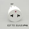 AC E26 E27 to GU24 E27 US EU power Plug Screw Lamp Holder Light Base Socket AC Adapter Converter electric connector