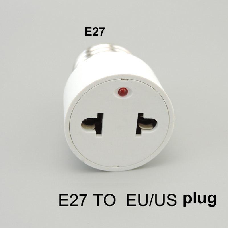 AC E26 E27 to GU24 E27 US EU power Plug Screw Lamp Holder Light Base Socket AC Adapter Converter electric connector