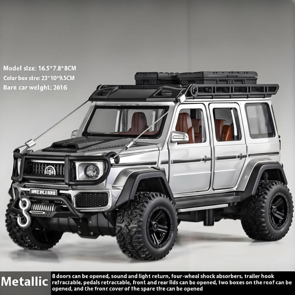 1:32 Модифицированный Внедорожник Mercedes Benz G550 4x4 Металлический Литой Модель Автомобиля Игрушечный Автомобиль для Детей Подарки на День Рождения Для Парня