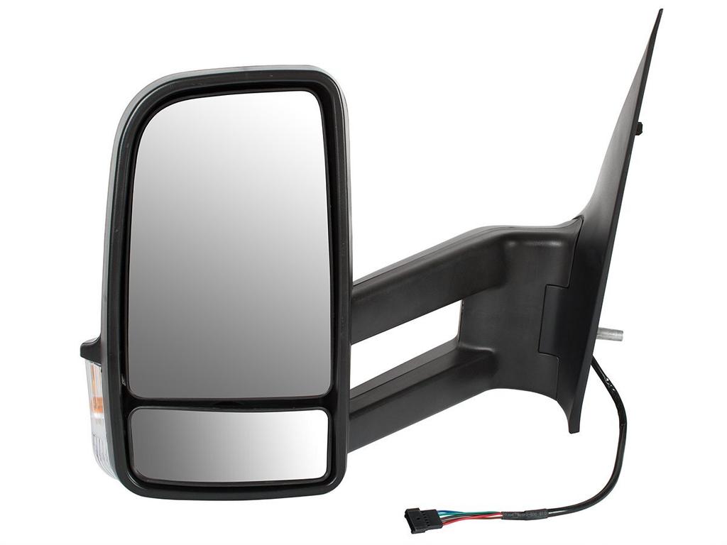 Mercedes Sprinter 2005- electric heated exterior mirror LONG ARM 25 CM left
