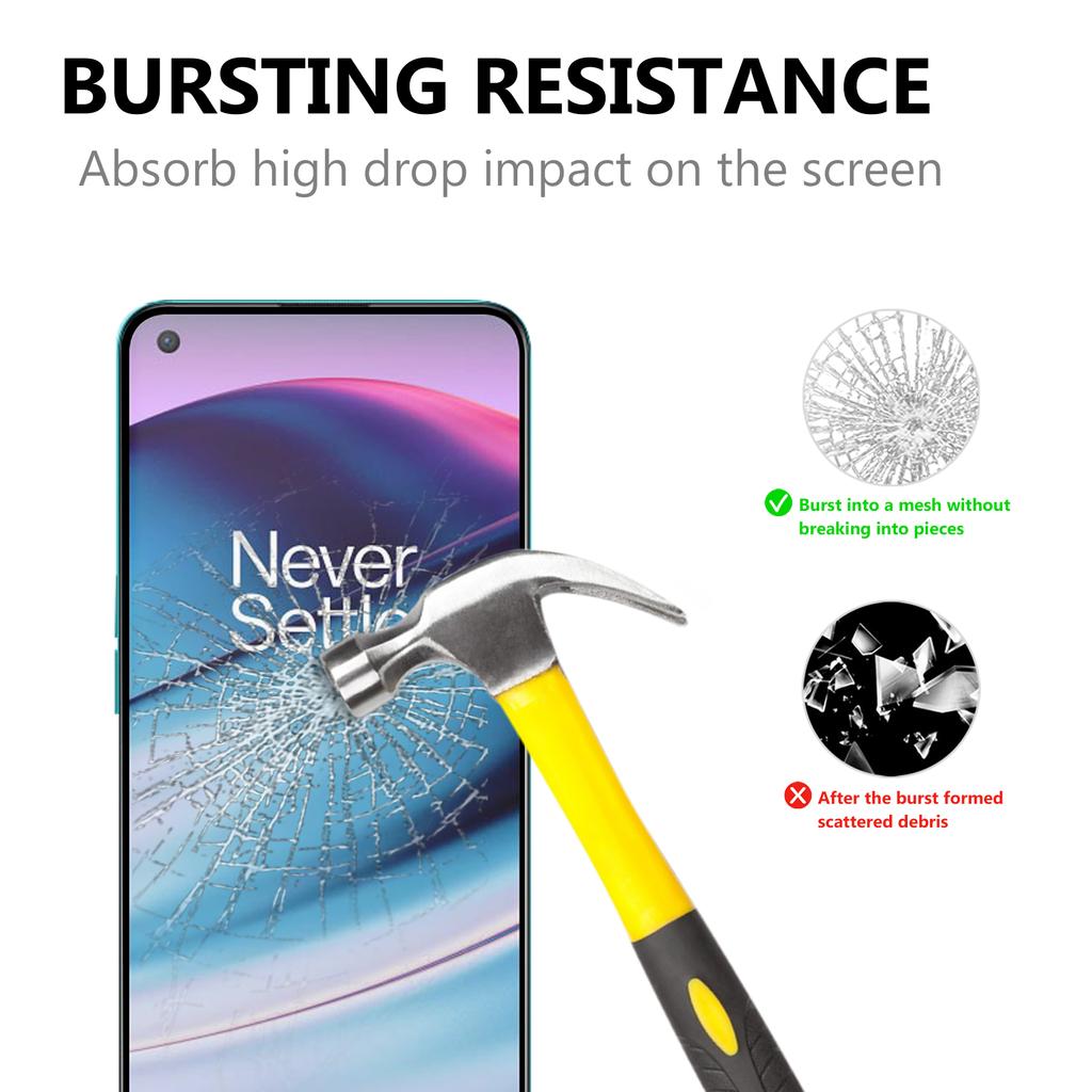 Full Screen Covering Full Glue Black Edges Ultra Clear Tempered Glass Screen Film for OnePlus Nord CE 5G