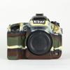 Silicone Camera Case Nikon D600 D610 DSLR Soft Protective Cover In Black Camo Red Yellow Neutral Unisex Design