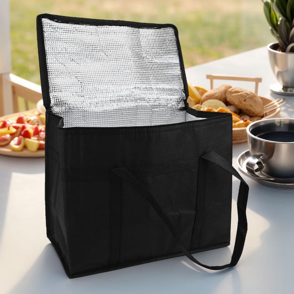 Складной изолированный ланч-бокс, идеально подходящий для пикников с доставкой еды и многого другого