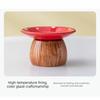 Mushroom Shape Ceramic Key Catchall Decorative Trinket Dish Entrance Ornaments  Interior Decor