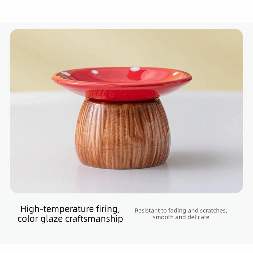 Mushroom Shape Ceramic Key Catchall Decorative Trinket Dish Entrance Ornaments  Interior Decor