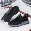 Обувь для мам, зимняя, большая, хлопковая, обувь для пожилых дам, бархатная, нескользящая, теплая, женская обувь для пожилых людей, среднего возраста и пожилых пар, прогулочная обувь