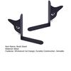 2Pcs Cat Book Stand Whimsical 3D Cat Design Sturdy Metal Construction Booklocks Powder-coated Decorative Bookends