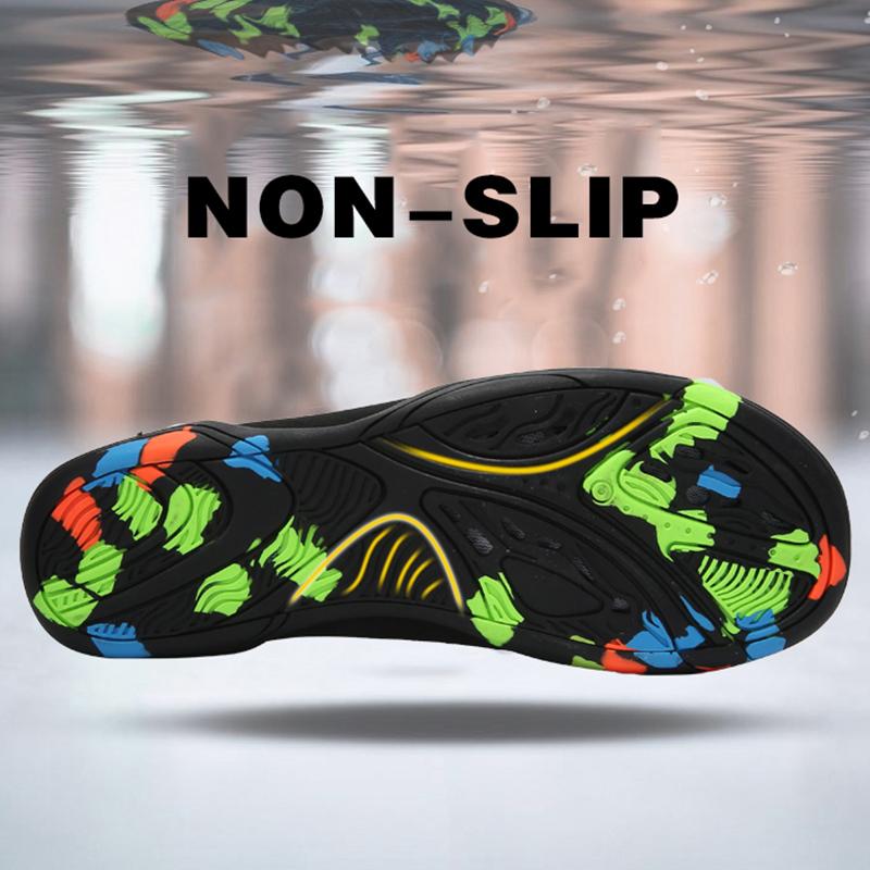 Men Women Aqua Shoes Light Diving Socks Barefoot Water Shoes Quick Dry Beach Swimming Sandals Pool Seaside Surfing Wading Sneakers Yoga Fitness Shoe
