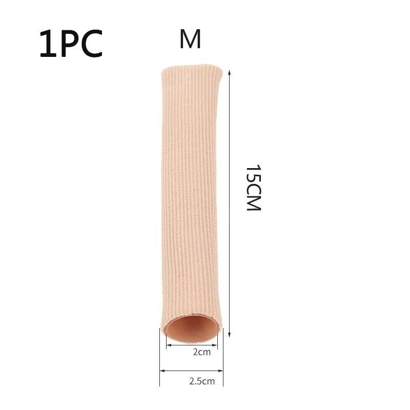1/2/4 шт. Силиконовый чехол Разрезная ткань Разделитель пальцев ног Распорка Трубка Рукав Накладки Вальгусный корректор Защита молоткообразного пальца Уход за пальцами ног