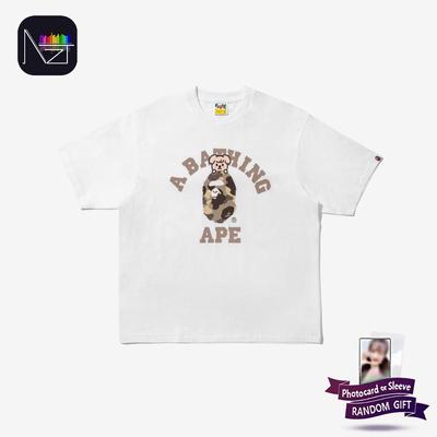[ПРЕДЗАКАЗ] STRAY KIDS × BAPE – Футболка PuppyM COLLEGE (Сынмин Вер.)