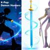 Фантазия Охотник на Демонов Kpop Руми Косплей Меч Фильм Костюм Аксессуары Женский Хэллоуин Карнавал Вечеринка Реквизит