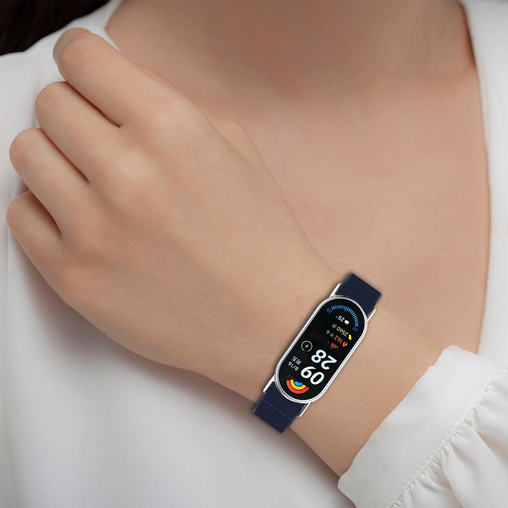Scrunchie Straps for Xiaomi Mi Band 9 8 Strap accessories Elastic Nylon Loop Replacement correa bracelet Miband9 Miband8 bands