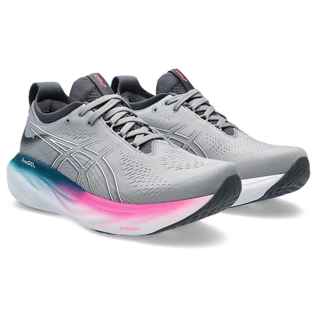Asics Женские кроссовки Gel Nimbus 25 Sheet Rock Pink Rave серо-белые 1012B356-023