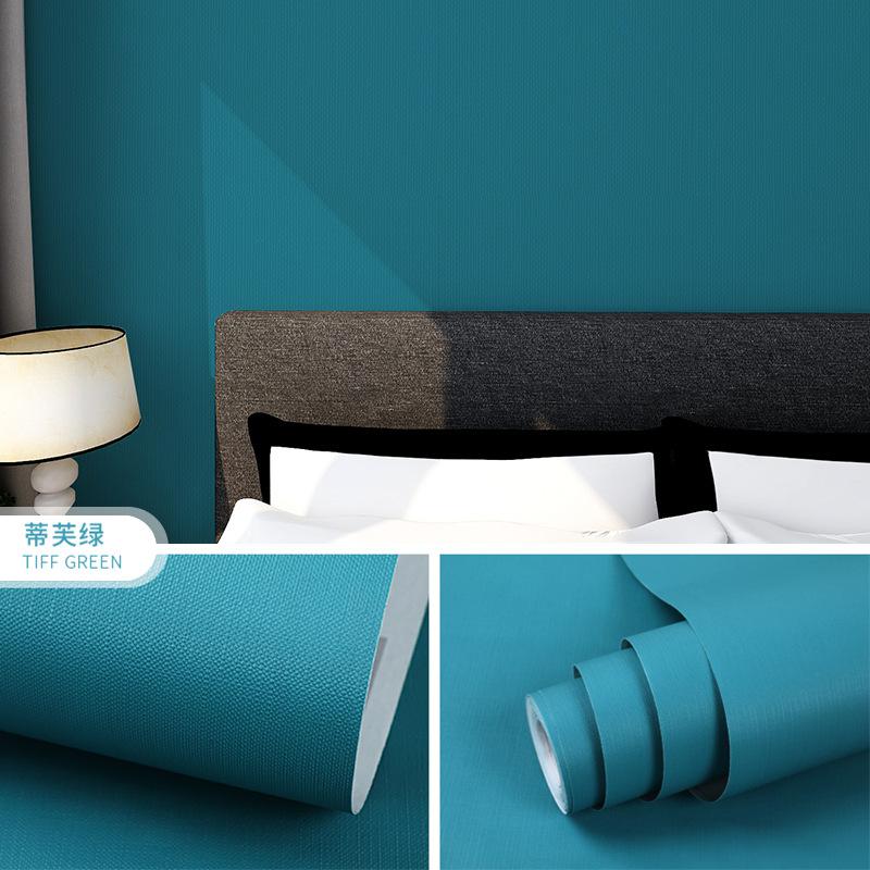 Однотонные обои из ПВХ, самоклеящиеся утолщенные обои для оклейки стен, ремоделирования мебели, обои для ремонта