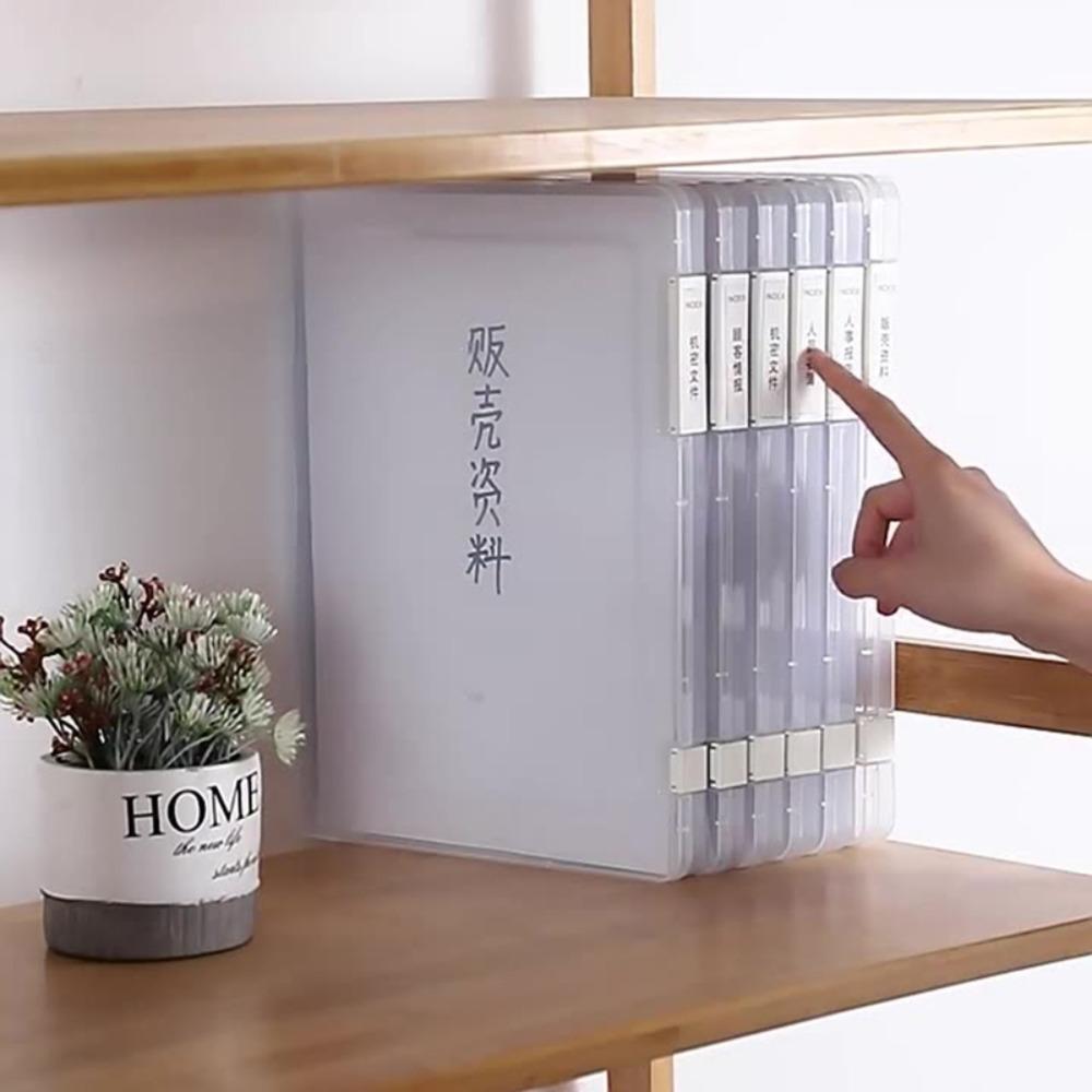 Бумажный органайзер Органайзер для файлов Коробка Тонкий чехол для документов Настольная коробка для хранения Коробка для хранения пазлов