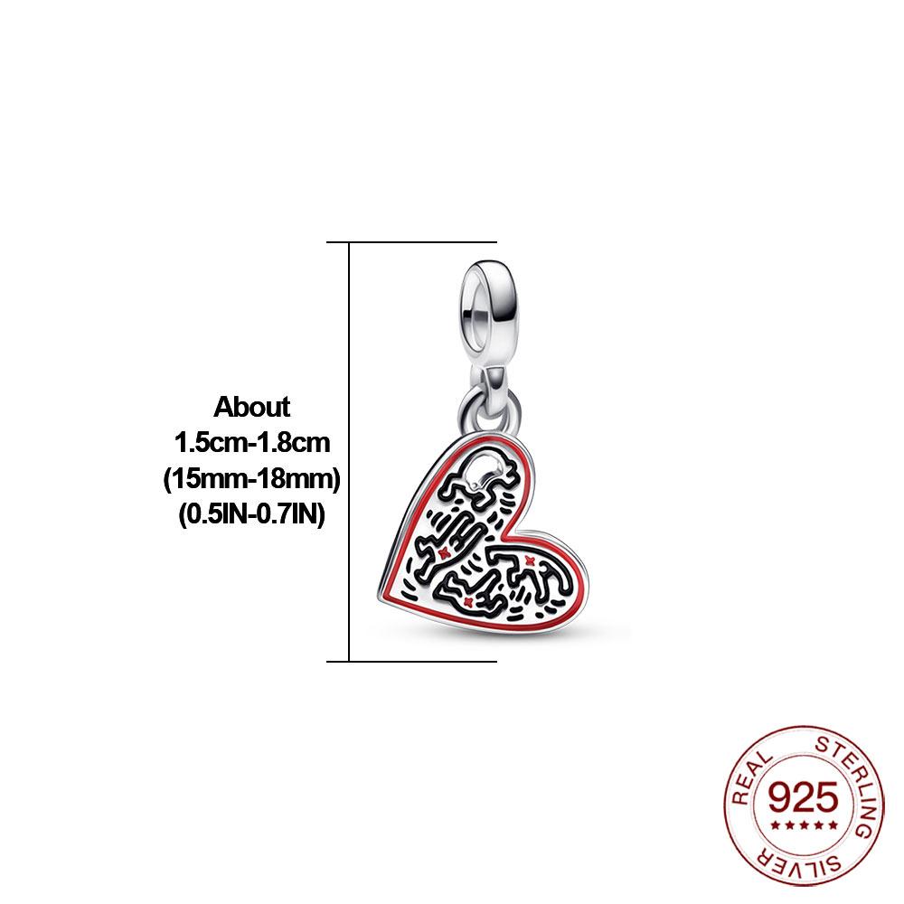 Новый настоящий S925 стерлингового серебра Me Шарм Единорог звезда обруч из бисера подходит оригинальные браслеты Me женские украшения в форме сердца для подарка