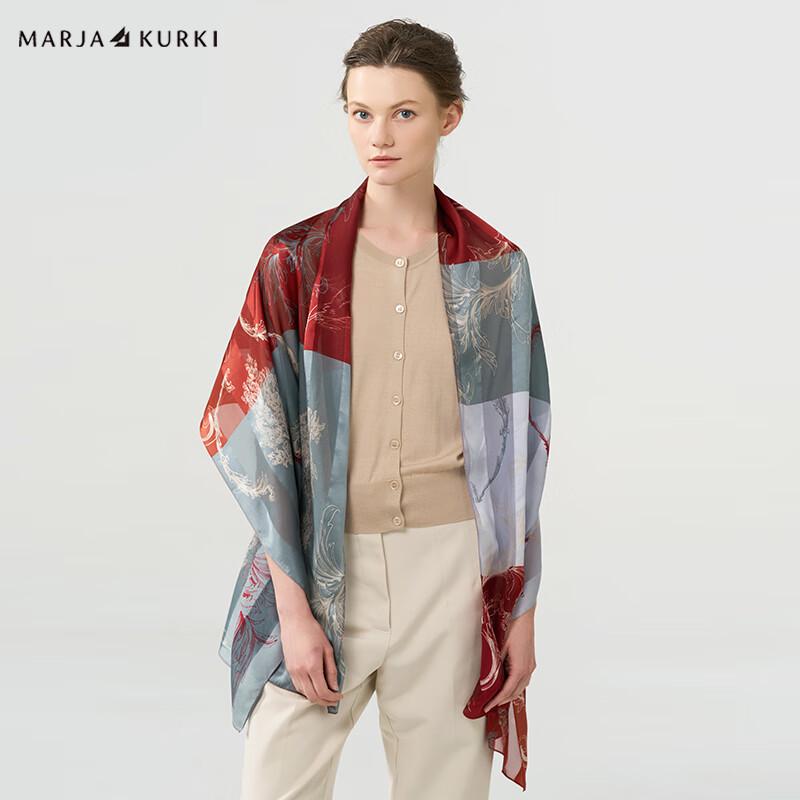 MARJA KURKI Women's Mulberry Silk Scarf Shawl