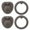 Set of 2 Gaskets for Thermos and JOK, Replacement Lid and Spout Gaskets for Water Bottles and Mobile Mug Replacements