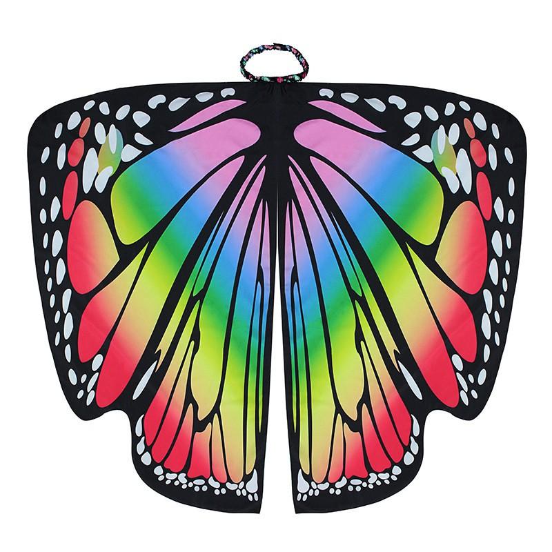 Halloween Butterfly Wings Cape Cosplay Costume Adults Role Play Party Wear