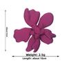 5 шт. Шелковые Лилии Искусственные Цветы 3D Вышитые Джинсовые Имитация Цветка Лилии Брошь Искусственный Цветок DIY Ручная Работа Аксессуары