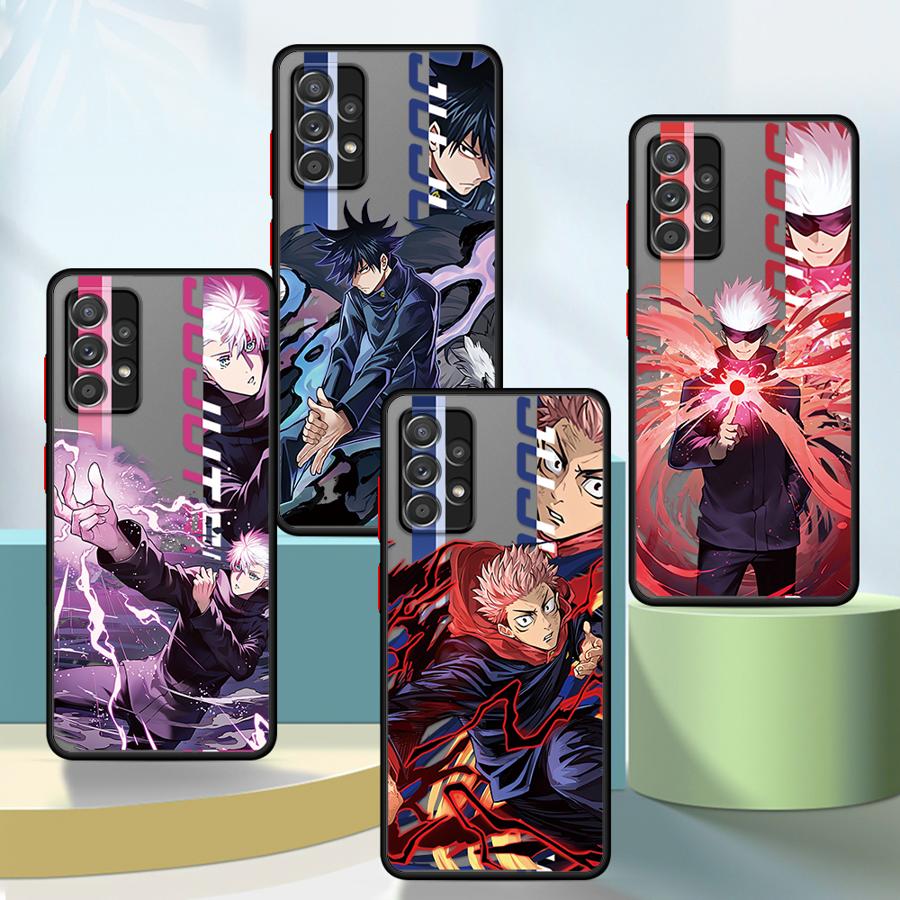Чехол Jujutsu Kaisen для Samsung Galaxy A04e A12 A03 A70 A01 Core A13 A04s A11 A14 A10s A50 A02 с мягким краем A05 A20 A03s A20s A02s