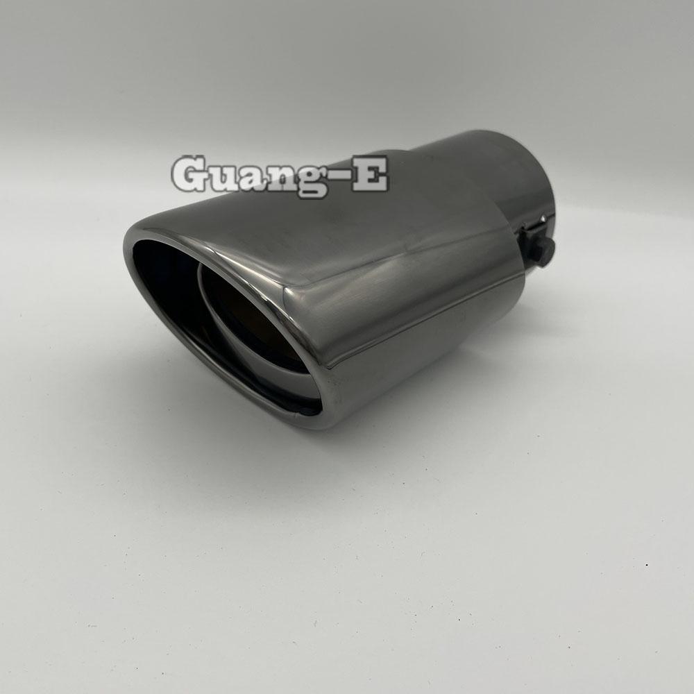 Styling Cover Stainless Steel Muffler Pipe Outlet Dedicate Exhaust Tip Tail For Nissan Kicks 2017 2018