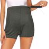 Solid Color Maternity Support Shorts - Comfortable Home and Sportswear