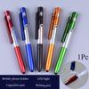Stylus Pencil Foldable LED Light Capacitive Pen Ballpoint Pen Touch Screen Pen Mobile Phone Stand