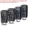 Для Chevrolet Cruze Для Buick Для VAUXHALL OPEL Insignia Astra HJ Zafira BCJ 2 Модифицированный корпус выкидного ключа 2 3 4 5 кнопок