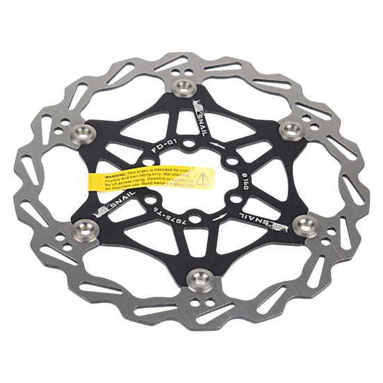 Bicycle Brake Disc Practical Heat Dissipation 6 Bolt Pattern Stainless Steel Disc Brake Rotor Outdoors Supplies