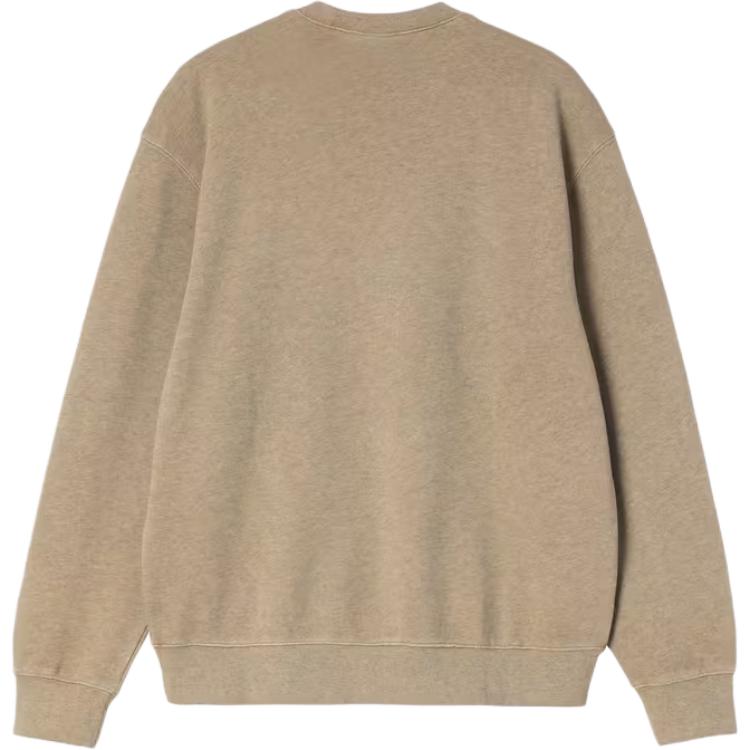 Carhartt WIP SS26 Каспийская толстовка Повседневная плотная с длинным рукавом Свободная толстовка Унисекс толстовка I034497-0HO-GD