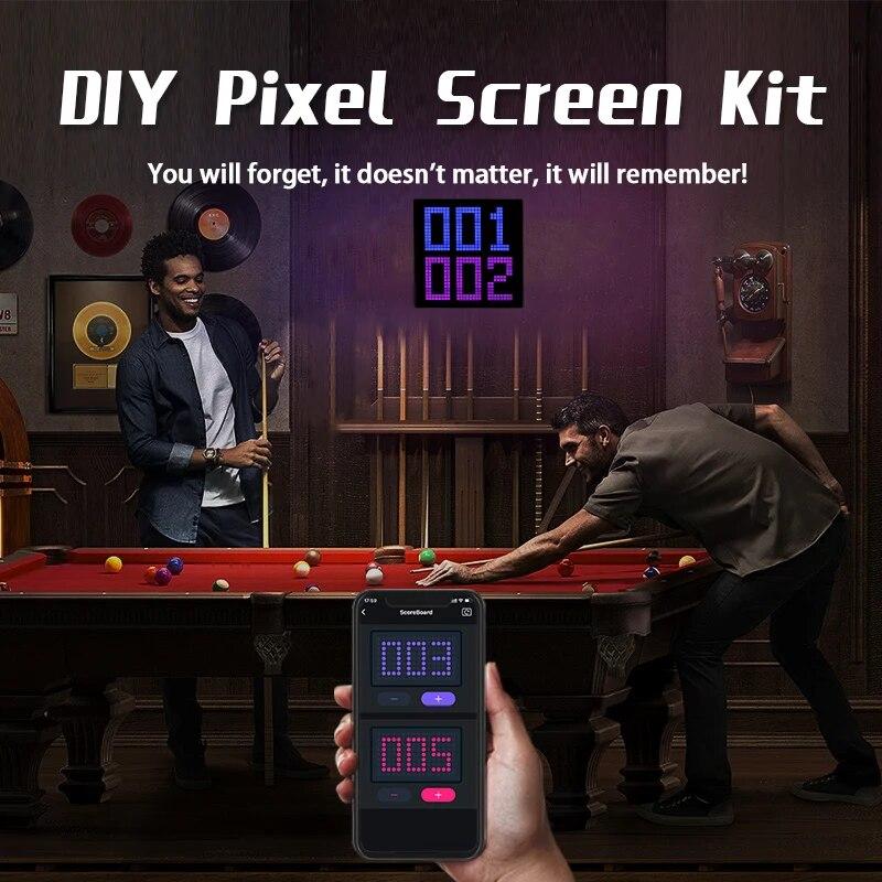 32X32 NFT Pixel Art светодиодный дисплей, крутой Bluetooth-динамик, приложение для управления, художественный дисплей для декора игровой комнаты, DIY граффити, анимированная рамка